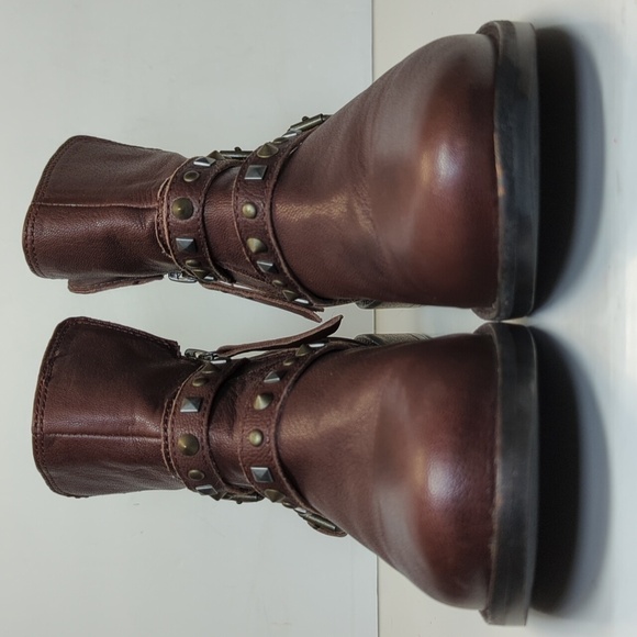 UGG Australia Camille Studded Moto Biker ankle boots women's size 8 EU 39 - Picture 9 of 16